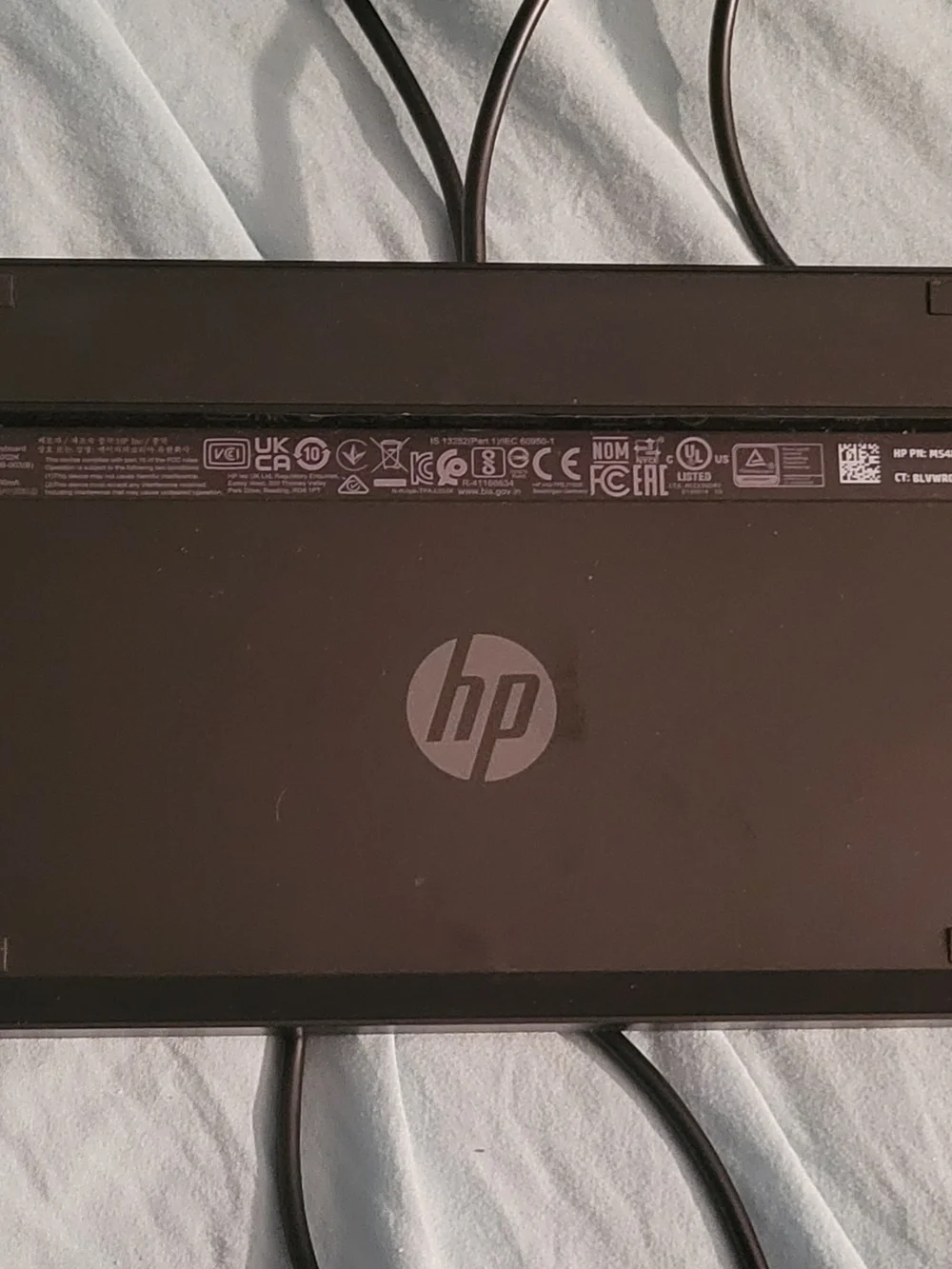 HP Wired Desktop 320K Keyboard M54849-001 & HP 310 Black Wired Mouse